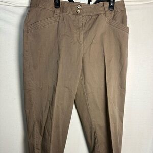 Bamboo traders Brown capris size 16W